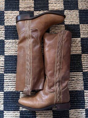 LIBERTY Black Countryside Keeper Leather Boots Timber Sz. 7.5
